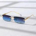 Chic Rimless Square Glasses