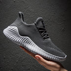 Andningsbara vita modesneakers fr mn
