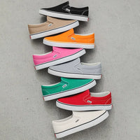 Slip-on-sneakers i kanvas f
gör damer
