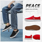 Slip-on-sneakers i kanvas f
gör damer