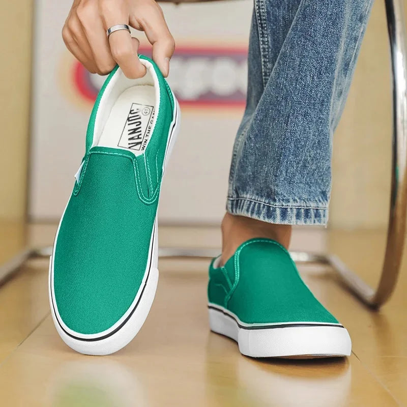 Slip-on-sneakers i kanvas f
gör damer
