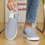 Slip-on-sneakers i kanvas f
gör damer