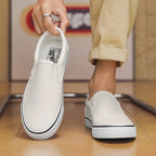 Slip-on-sneakers i kanvas f
gör damer