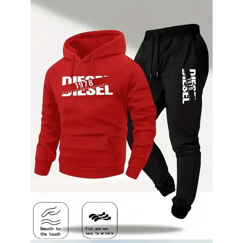 Mysig sport hoodie och byxa set