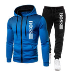 Mjuk Träningsset Hoodie och Byxa