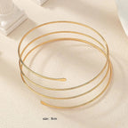 Gold Glam Adjustable Arm Cuff